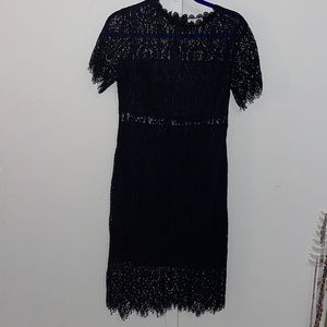 Francesca’s Eyelet Midi Dress